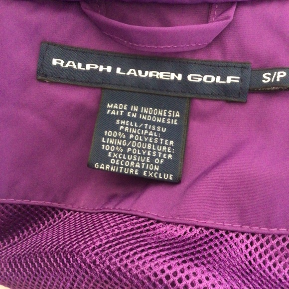 RALPH LAUREN GOLF POLO PONY PURPLE SLEEVELESS VEST SMALL - Picture 6 of 11